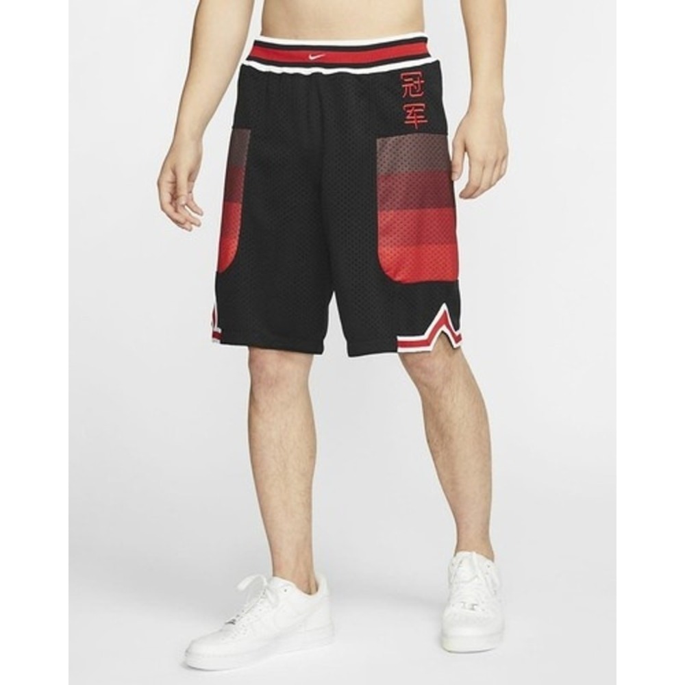 Nike x CLOT NRG GE Edison Chen Shorts Mens Medium Black Dragon Dunk Basketball